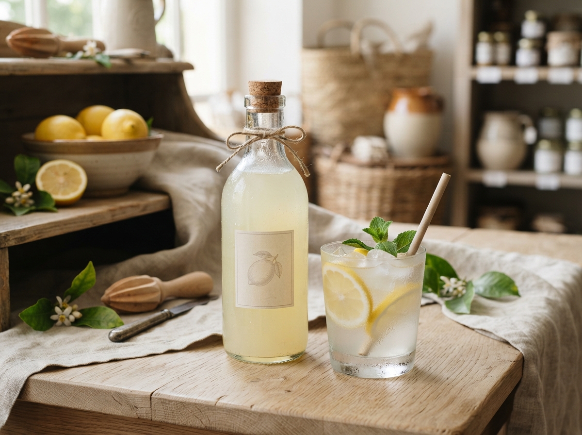 Limonade artisanale au citron