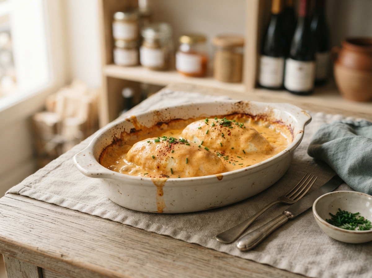 Quenelles de brochet sauce Nantua